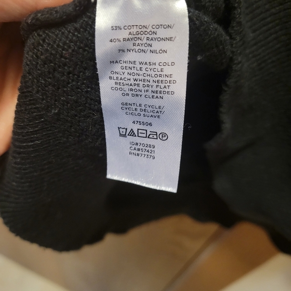 ANN TAYLOR FACTORY Lightweight Black Sweater (XL) - Picture 3 of 3
